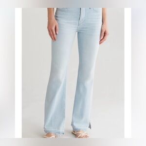 Frame Le Easy Flare Raw Hems Jeans Clarity 26